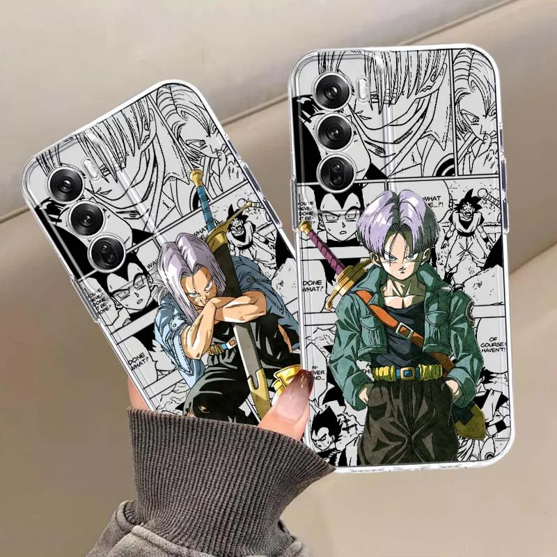 

Dragon Ball Anime Trunks Phone Case For OPPO A11 A16 A55 A56 A57 A72 A52 A73 A74 A54 A76 A78 A58 A98 Pro 5G Transparent