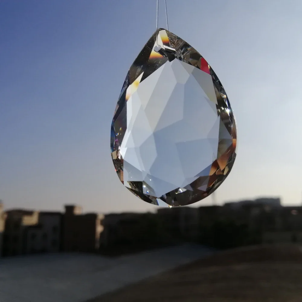 

Camal 2 шт. 50 мм прозрачный хрустальный кулон в форме баухинии призмы SunCatcher люстра лампа подвесной рождественский орнамент домашняя свадьба