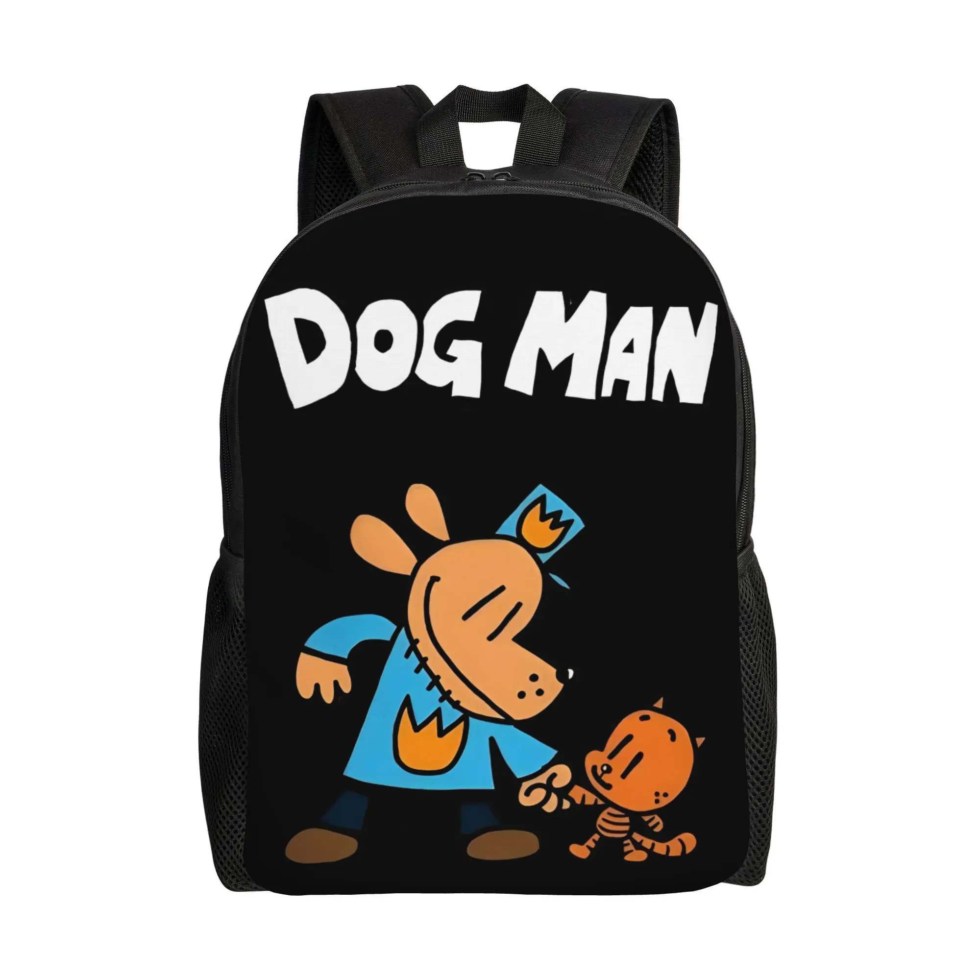 

Рюкзак Dogman Movies для мужчин и женщин, стильный рюкзак для старшей школы и бизнеса, холщовая сумка для ноутбука Dog Man, подарок