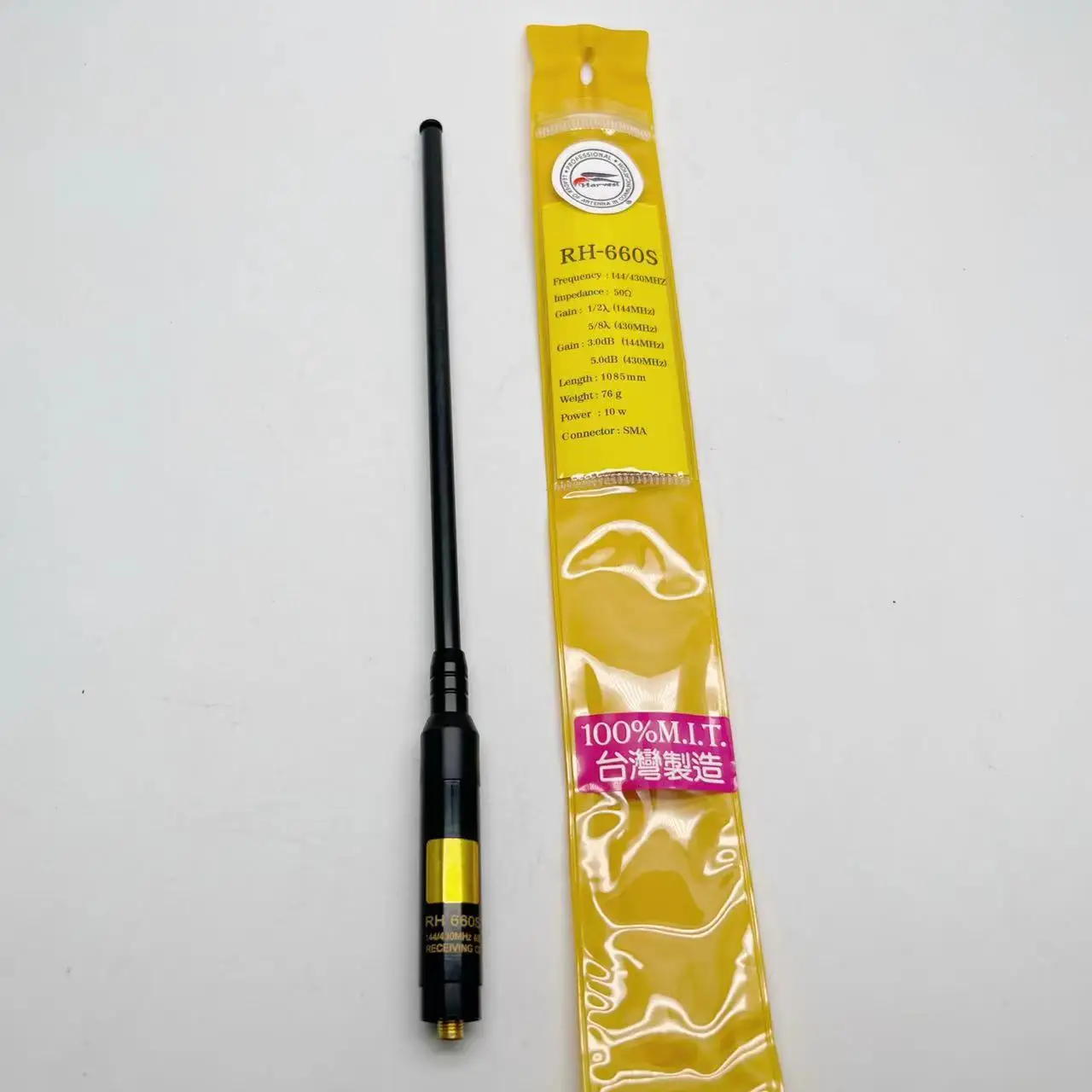 RH-660S SMA-Female/Male/BNC 144/430MHz Dual Band High Gain Antenna For Baofeng TYT Walkie Talkie UV-5R BFUVB3 Plus UV-82 BF-888S