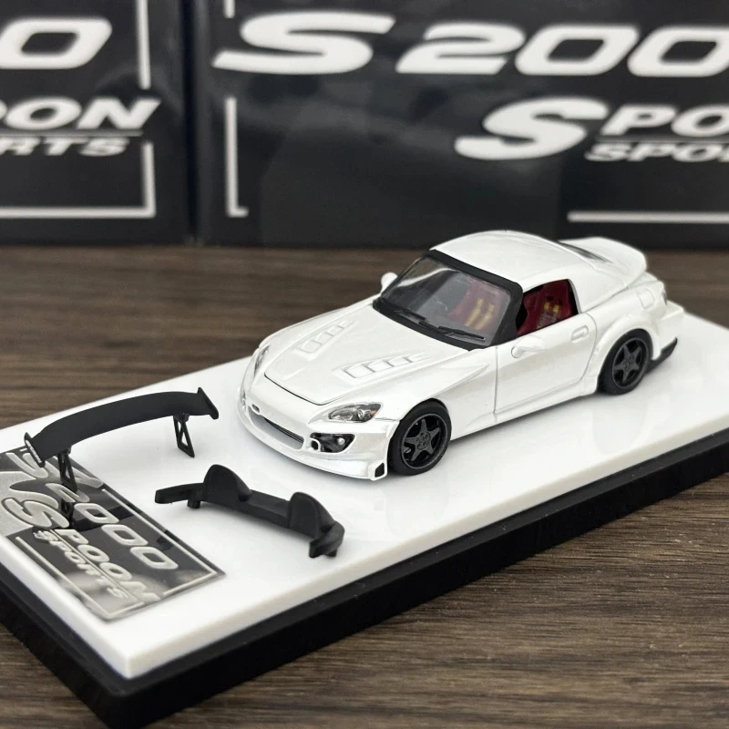 

Micro Turbo 1:64 S2000 Spoon White Collection Gift Scale Model Car