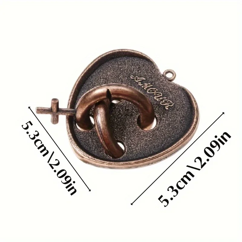 لعبة لغز معدنية تعليمية كلاسيكية ، لعبة لعيد الميلاد ، عيد الشكر وهدايا عيد الميلاد