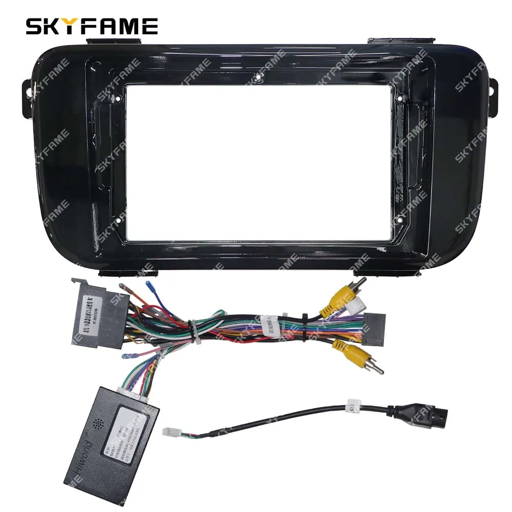 SKYFAME Car Frame Fascia Adapter Canbus Box Decoder Android Radio Dash Fitting Panel Kit For Baic Magic Mpeed S3