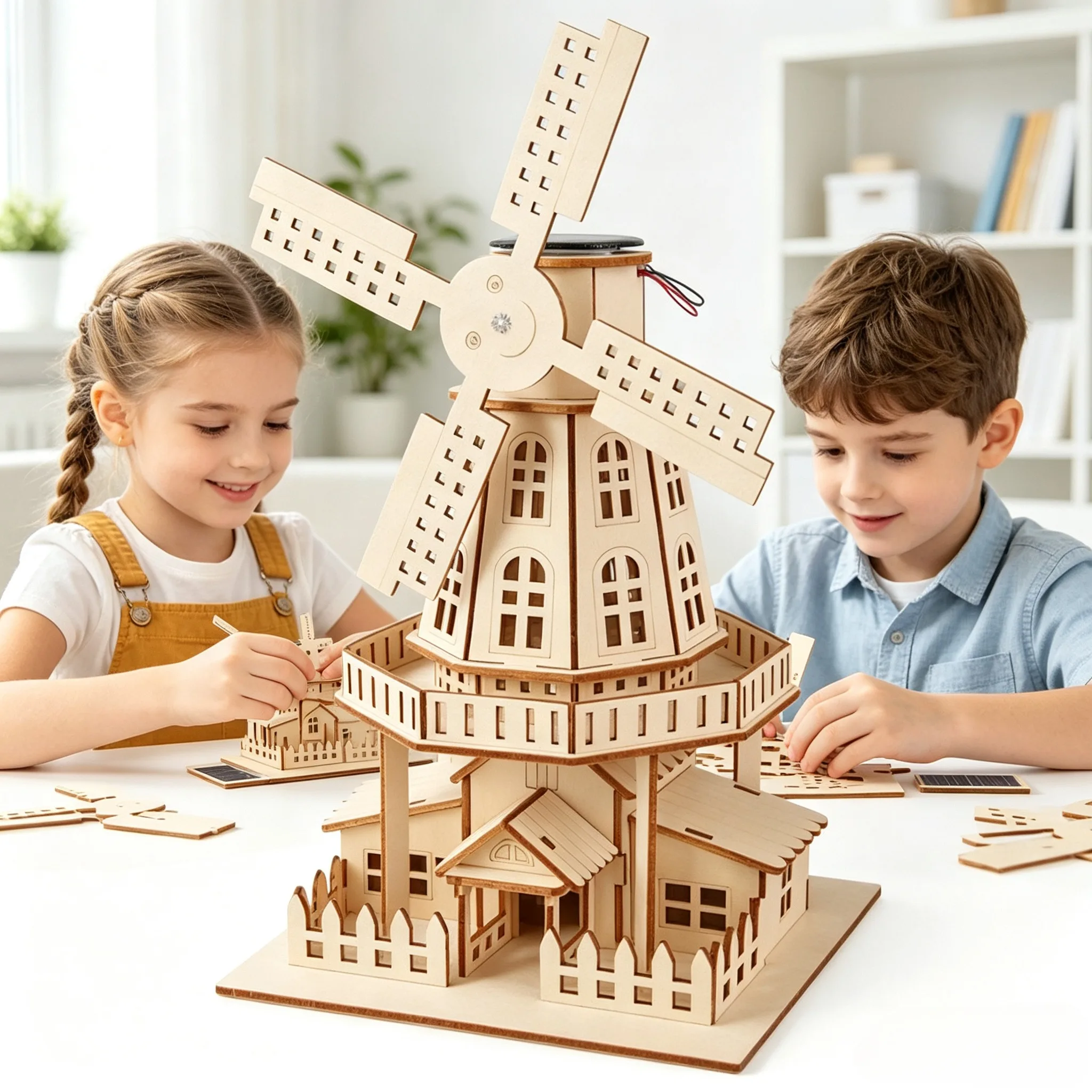 Casa con molino de viento sola - Science Max reseña y precio