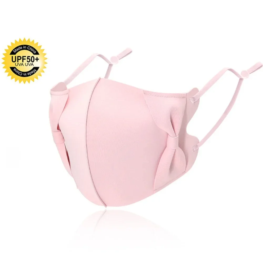 Mode ademend ijszijdemasker Anti-UV Traceless zonnebrandmasker Gezichtsbedekking Sjaal Unisex