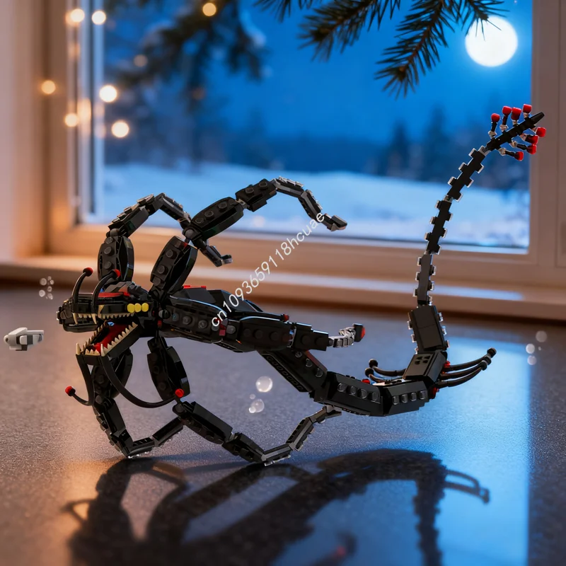 

1220 шт. MOC Gargantuan Leviathan Subnautica модель строительные блоки строительные игрушки идея образование рождественские подарки дети день рождения