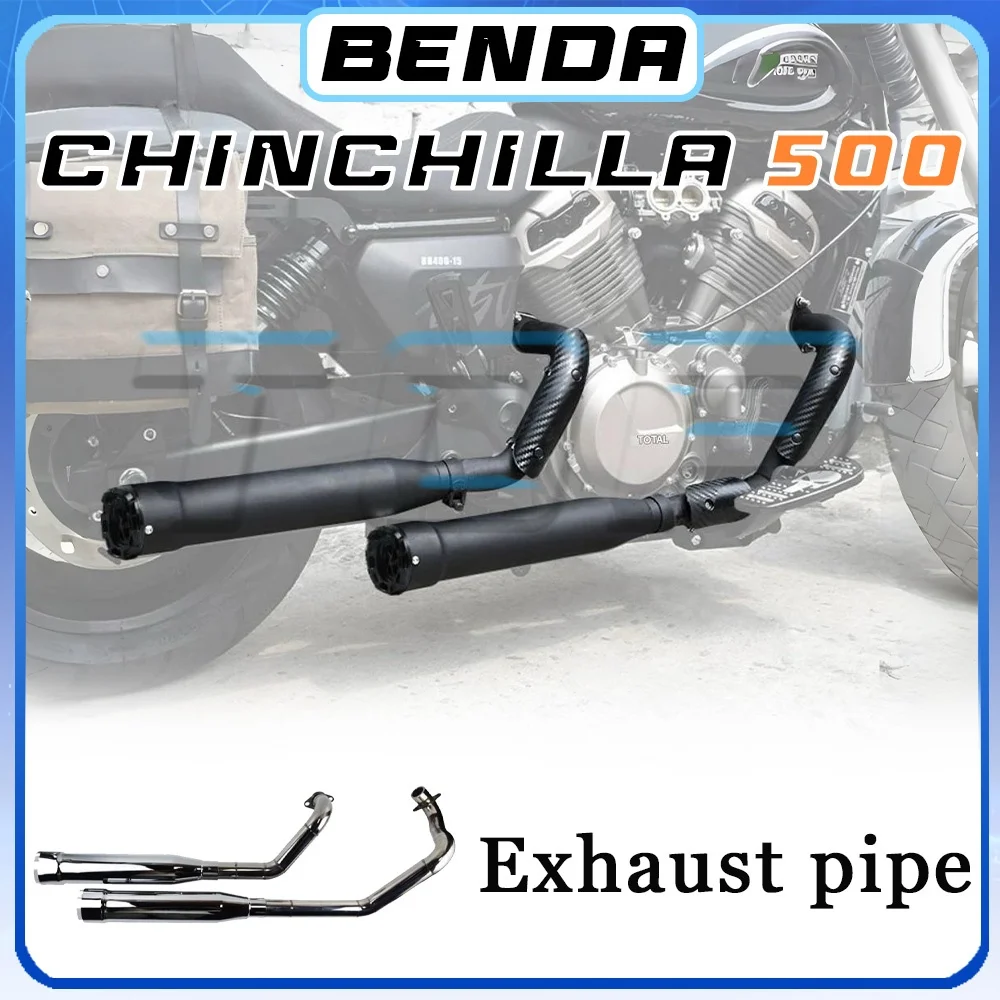 

Cobra Valve exhaust pipe BENDA CHINCHILLA 500 the dual right-side speakers have a deep resonant sound 500 chinchilla