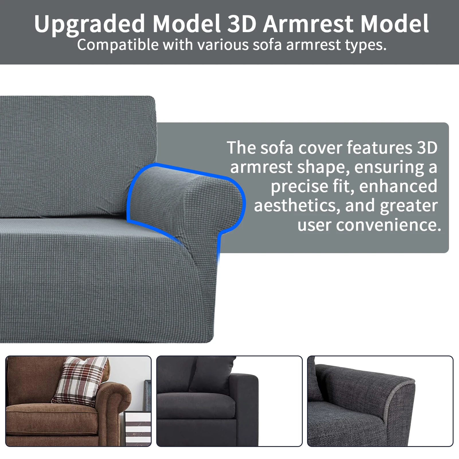 Stretch Jacquard Sofa Cover 3