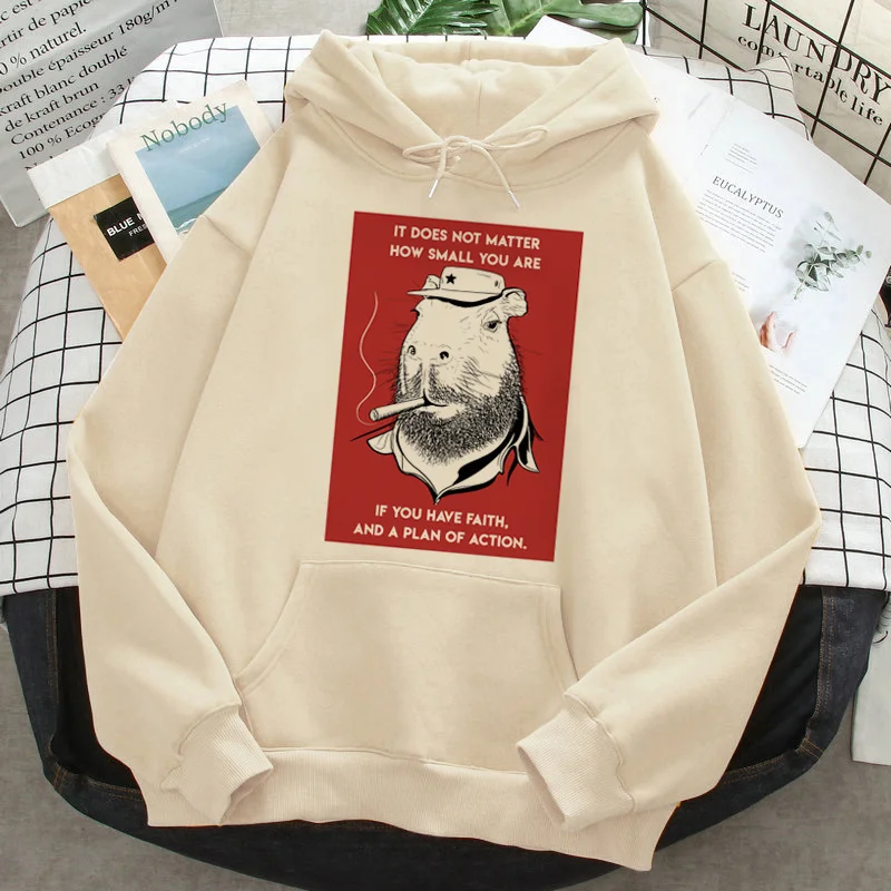 

Capybara hoodies male harajuku hip hop printed grunge male sweatshirts anime Korea