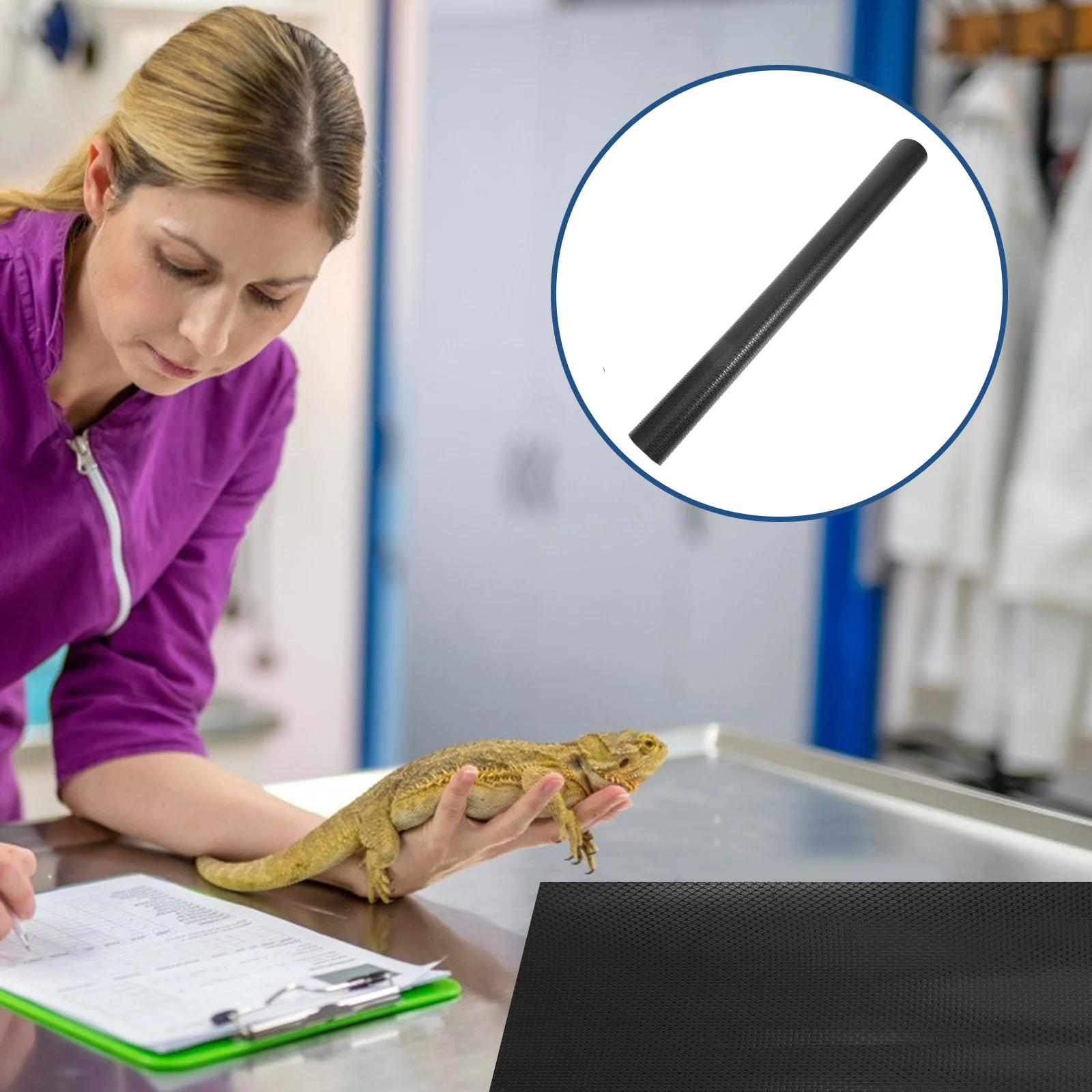 

Reptile Terrarium Mat Eva Waterproof Anti-Slip Reusable Lizard Snake Bedding Pad Low Maintenance For Tortoise Bearded Dragon