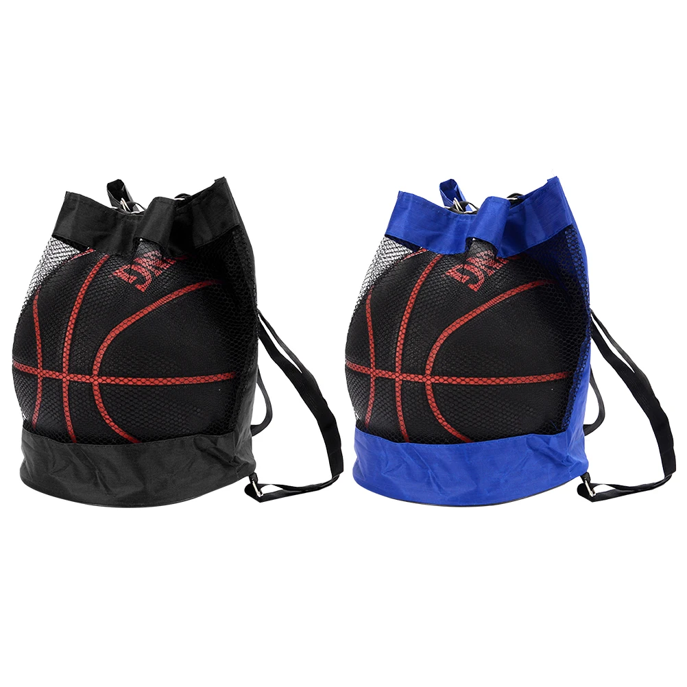 

Sports Ball Basketball Soccer Mesh Net Net Container Backpack Rucksack Mesh Flat Bottom Anti Skid Outdoor Soccer Storage