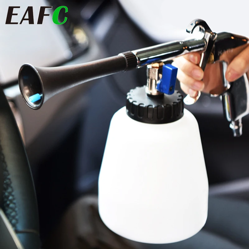 EAFC 1000ML High Pressure Car Washer Tornado Cleaning Gun, Portable Water Spray Gun Dust Remover for Auto Deep Cleaning
