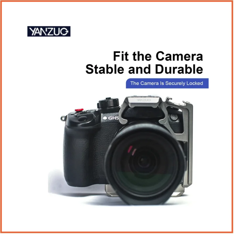 

YANZUO клетка для камеры Gh5 из алюминиевого сплава для камеры Panasonic LUMIX GH5 для горизонтальной вертикальной съемки