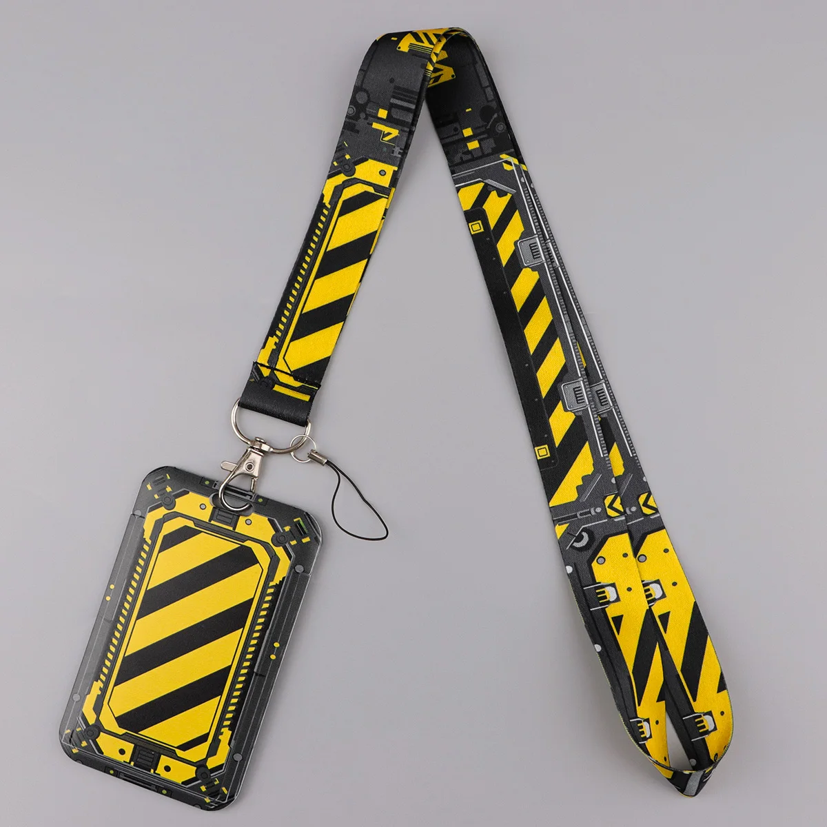 Machine Police Line Schlüsselband, Umhängeband, Schlüsselanhänger, Ausweishülle, Ausweishalter, Handy-Anhänger, Schlüsselanhänger, Zubehör, Geschenke