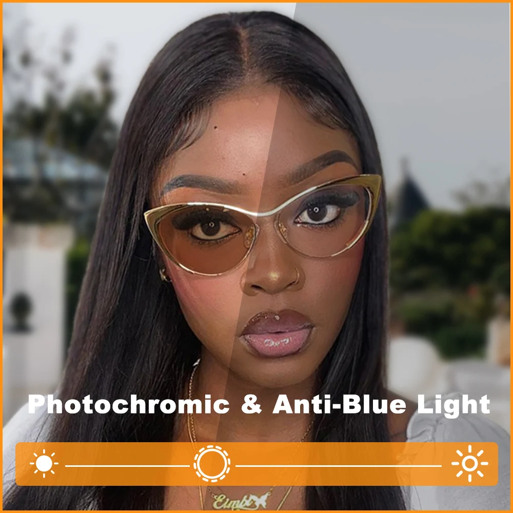 Cat Eye Glasses Frame Women\'s Eyeglasses Frames Vintage Spectacles Prescription Eyewear Optical Anti Blue Light Reading Glasses