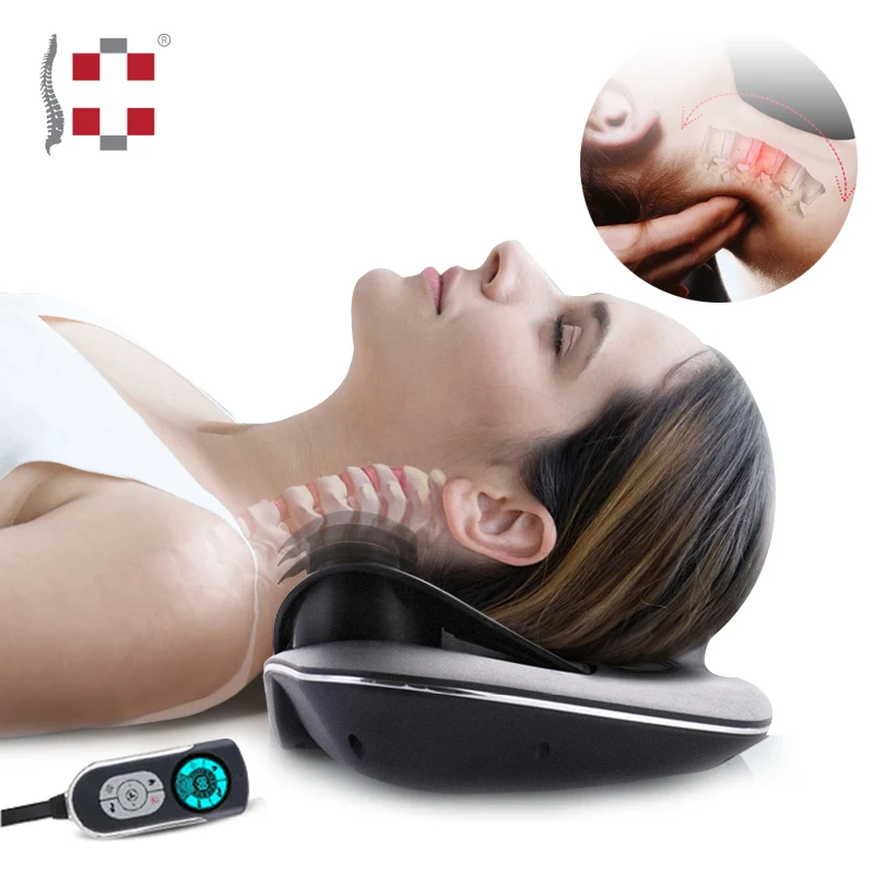 

TENS Body Digital Therapy Electrical Cervical Traction Neck Massage Machine