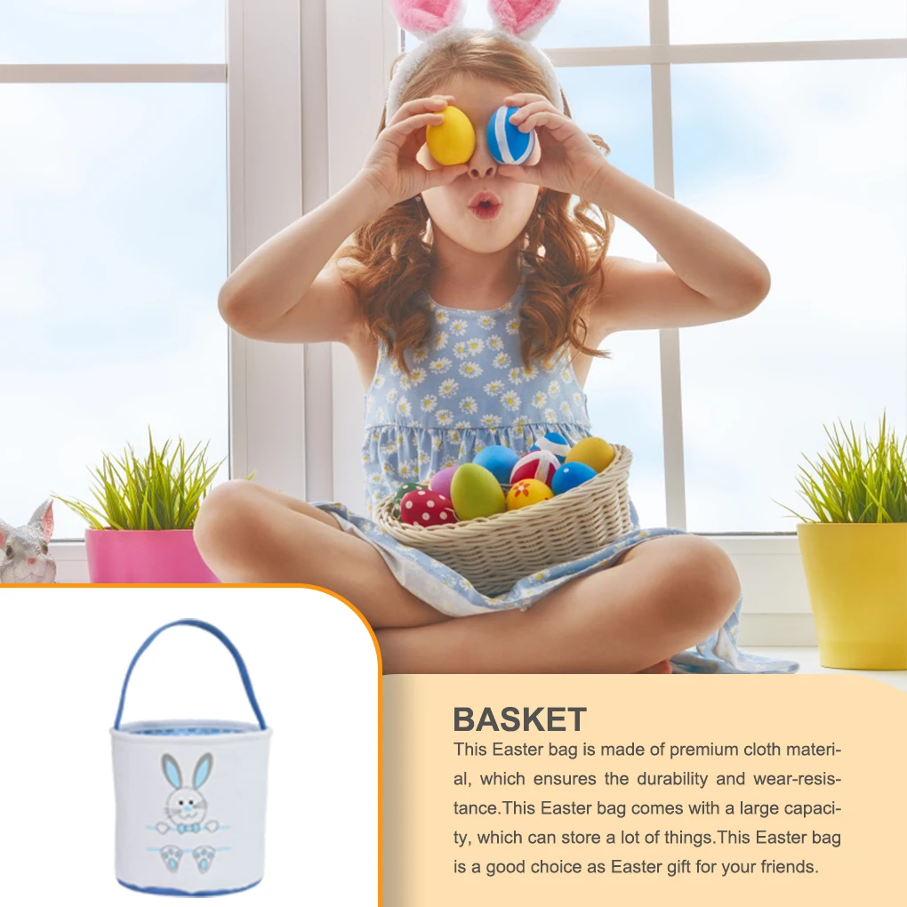 Сумка-кролик, большая вместимость, износостойкость, милый внешний вид, праздничные ведра, детские принадлежности, сумки с ручками, фиолетовая кружевная работа