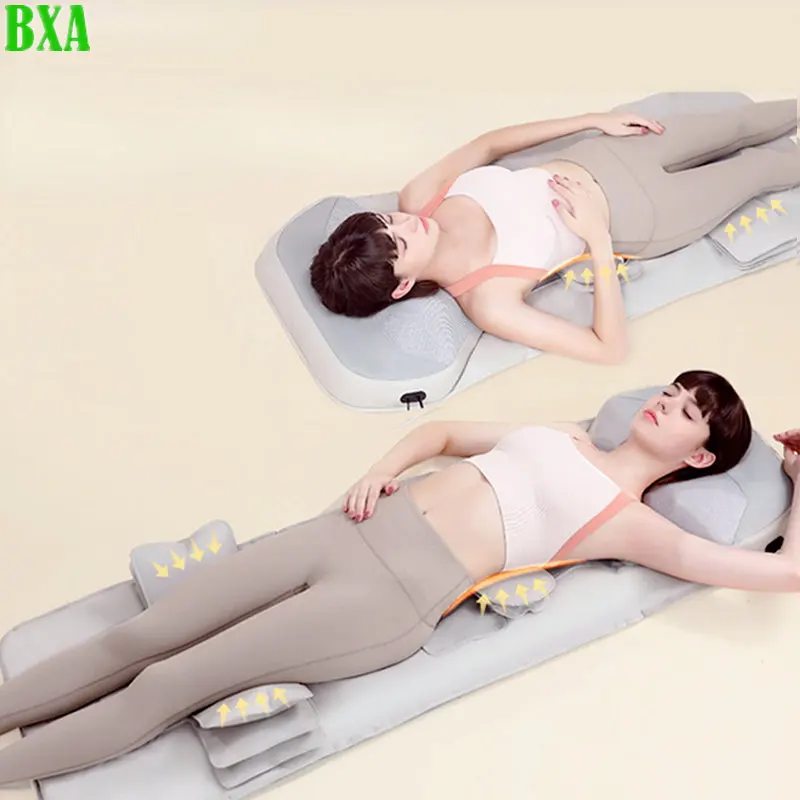 

Airbag Electric Full Body Massage Cushion Heating Neck Massager Mattress Traction Lumbar Vibration with Remote Controller