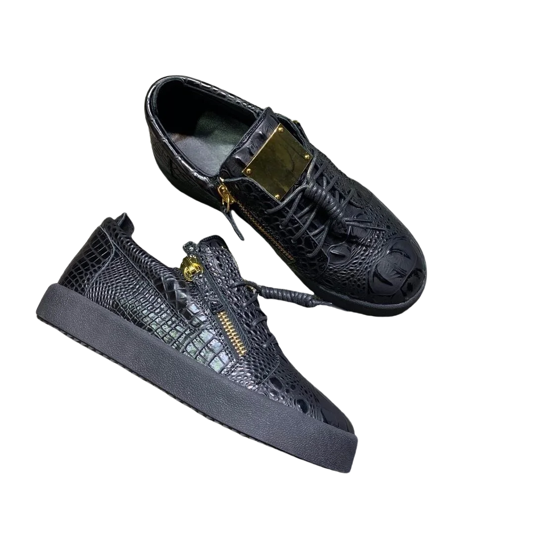 Top Quality Casual Sneakers for Men Brand Designer Women Tennis shoes Luxury Genuine Leather GZ Loafers Sports shoes 35-48 G0637