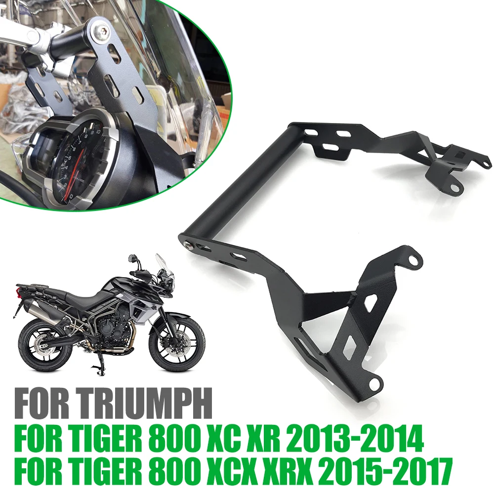 For TRIUMPH Tiger 800 XC XR XCX XRX Tiger800 Motorcycle Accessories GPS Smart Phone Navigation Bracket Adapter Holder Stand