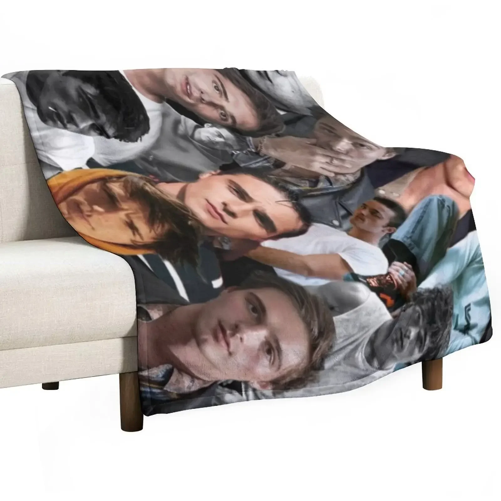 Jacob Elordi Editing Throw Blanket Soft Beds Kid'S Blankets