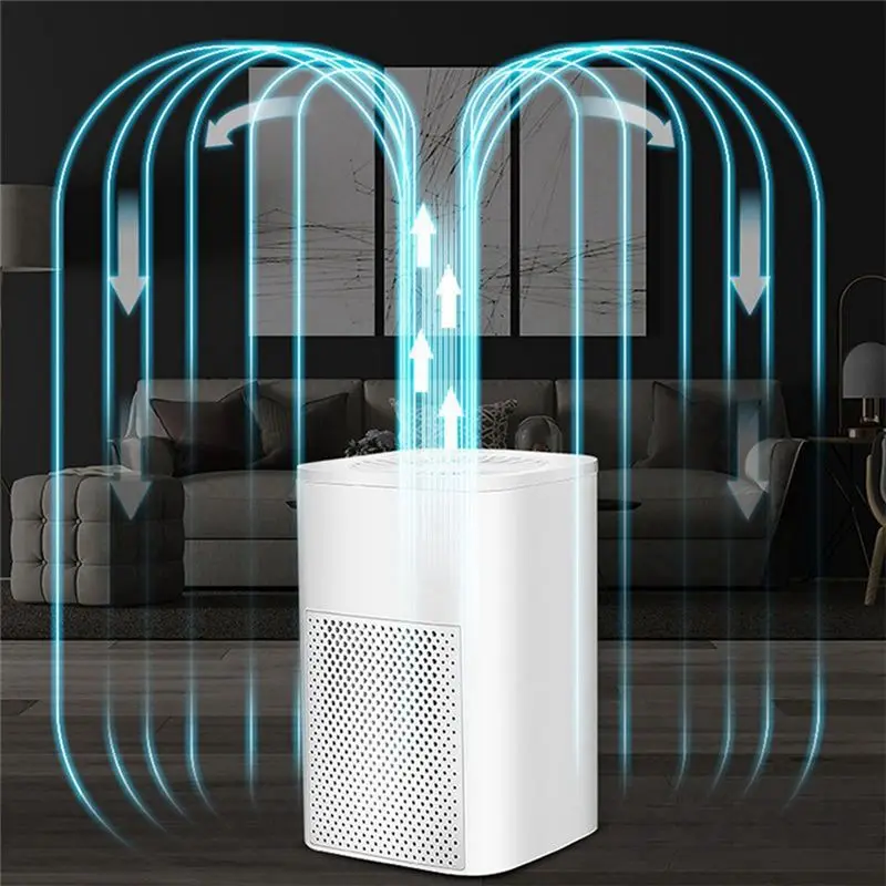 N35R-Portable USB Air Purifier And Desktop Vacuum Cleaner For Home And Car