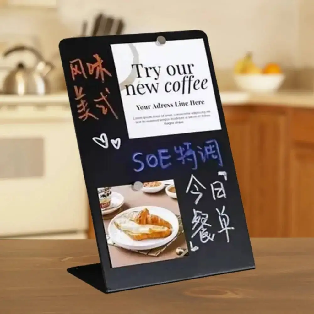 lavagna-magnetica-210x297mm-con-supporto-a-cavalletto-espositore-da-tavolo-in-metallo-per-casa-scuola-cucina-e-ufficio