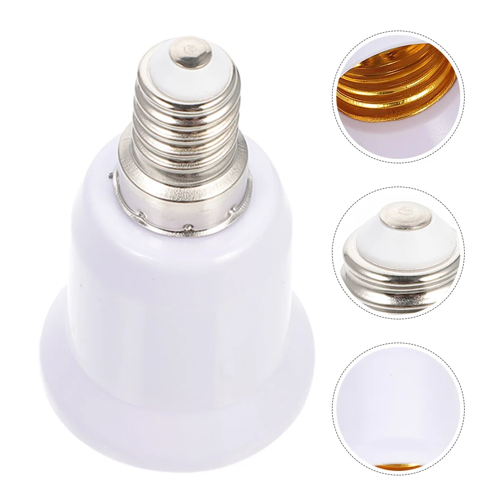 

4Pcs E27 Light Bulb Adapter Socket Converter from E14 Lamp Holder for Enhanced Safety and Wide Application in Indoor Lighting