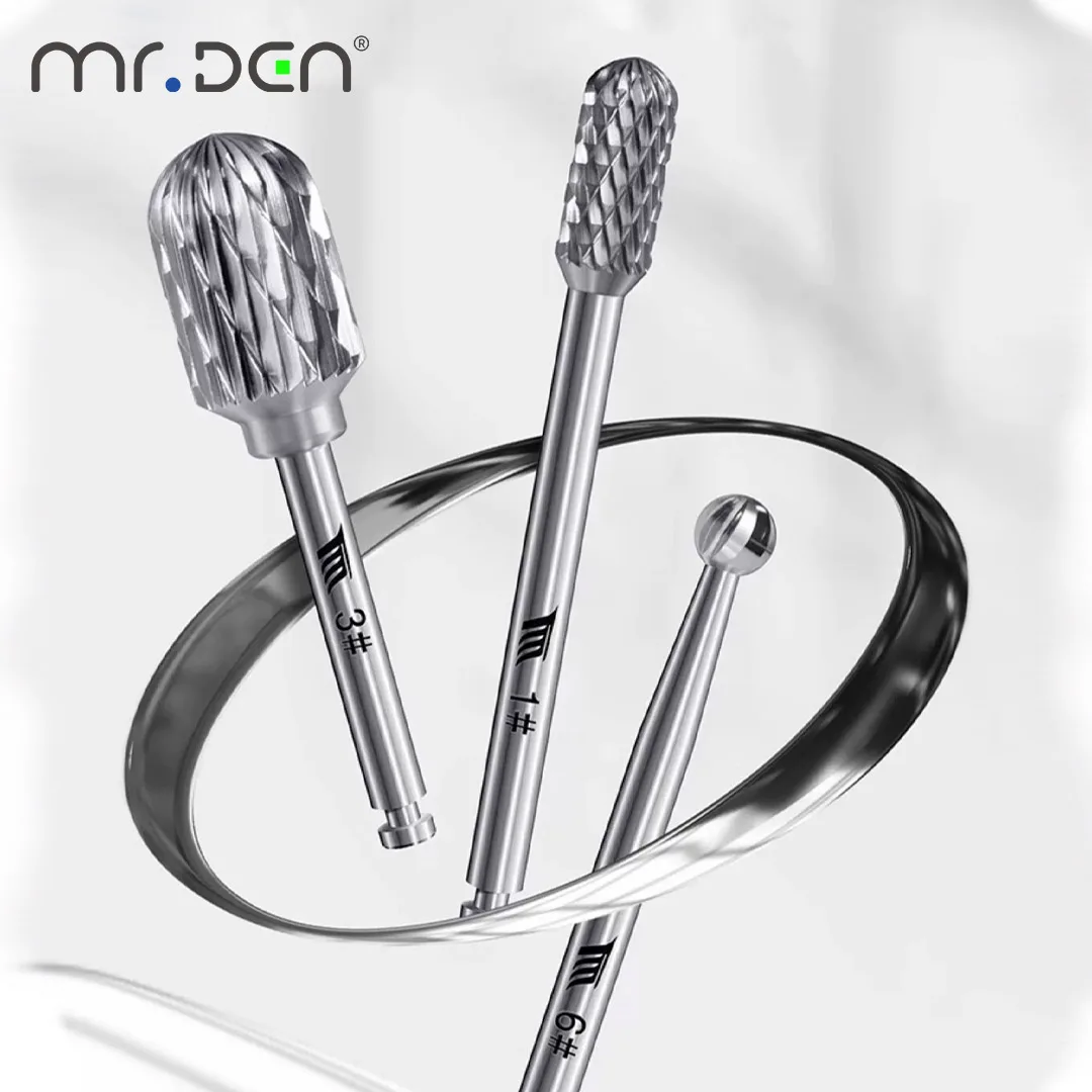 

1 шт. алмазная шариковая дрель для зубных имплантатов, ананасовая игла с плоской головкой для гибочной ручной машины