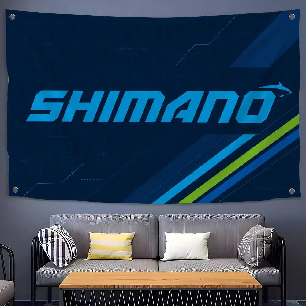 Brand Shimano Flags Flags for Room, Bedroom, Home, Outdoor, Wall Hanging, Concert Print, Art Banner