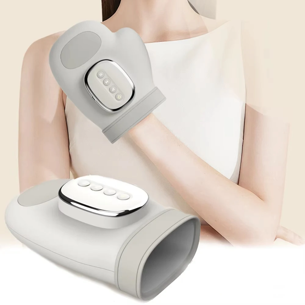 NEW Hand Massager with Airbag Compress Carpal Tunnel Wrist Finger Massagers Kneading Rollers Electric Portable Vibrating Gloves