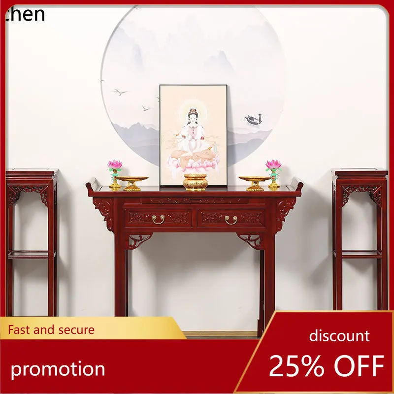 

CZ Altar Incense Offering Home Buddha Altar God of Wealth Table Room Worship God of Wealth Table