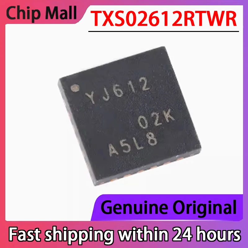 2PCS New Original TXS02612RTWR Screen Printed YJ612 WQFN24 Port Expander IC Chip in Stock