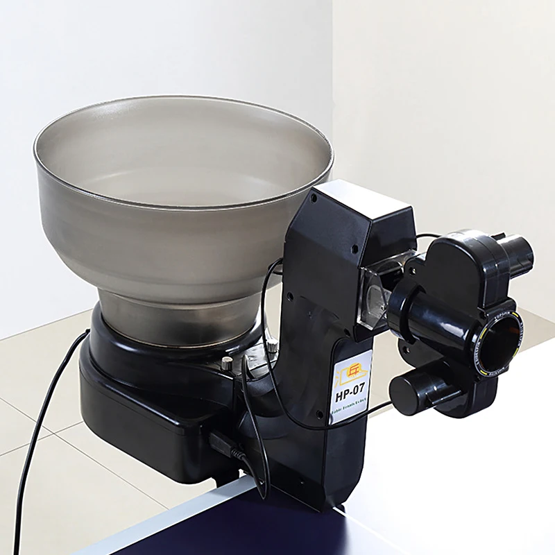 HP-07 آلة تدريب الكرة الأوتوماتيكية للبيع المباشر من المصنع عالي الجودة لألعاب تنس الطاولة تقبل حسب الطلب