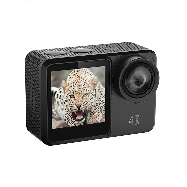 2022 Trending Action Sport Camera Real 4k Wifi Camera With Dual Screen And Touch Screen Go Pro Action Camera