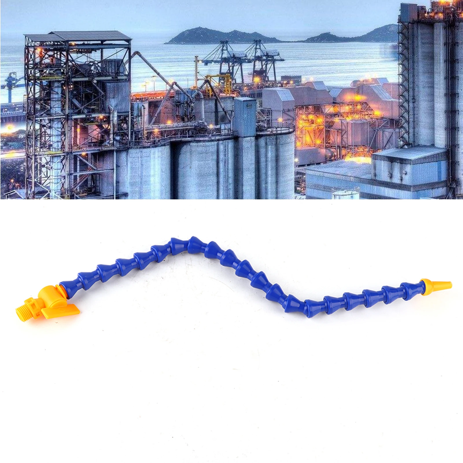 

12Pcs Round Flat Nose Lathe CNC Machine Flexible Water Oil Coolant Pipe Hose Cooling Tube Flexible Coolant Pipe CNC Coolant Pipe