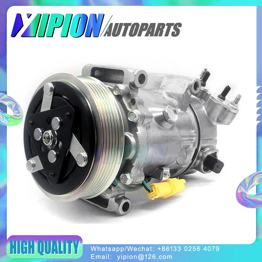 for Peugeot 307 308 807 607 406 Citroen C4 fiat Lancia AC Compressor 1331S 1321F 1390E 1321 1309F 9656483580 96598758 1608473380