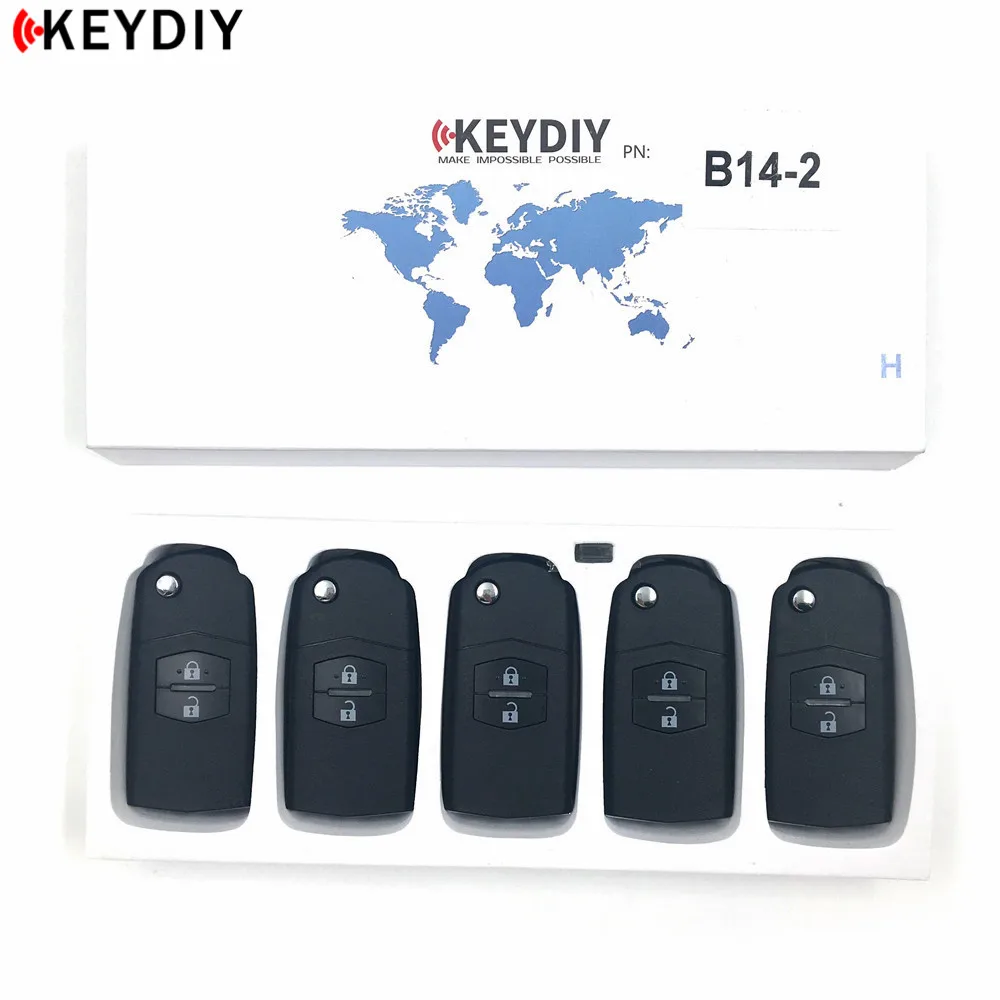 

5pcs KEYDIY KD900 B Series Car Remote Control B14 2/3/4 Button Universal remote car key for MAZDA KD900/KD-X2 MINI KD-MAX