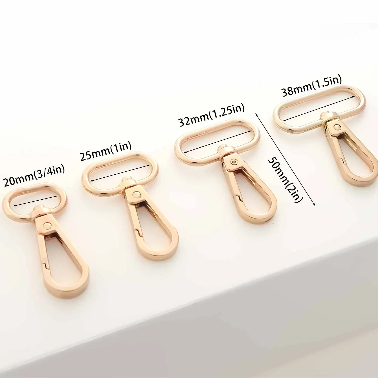 5pcs Metal Swivel Snap Clasps Buckles Lobster Clasp Swivel Trigger Clips Snap Hook Bag Strap Buckle DIY Sewing Accessories