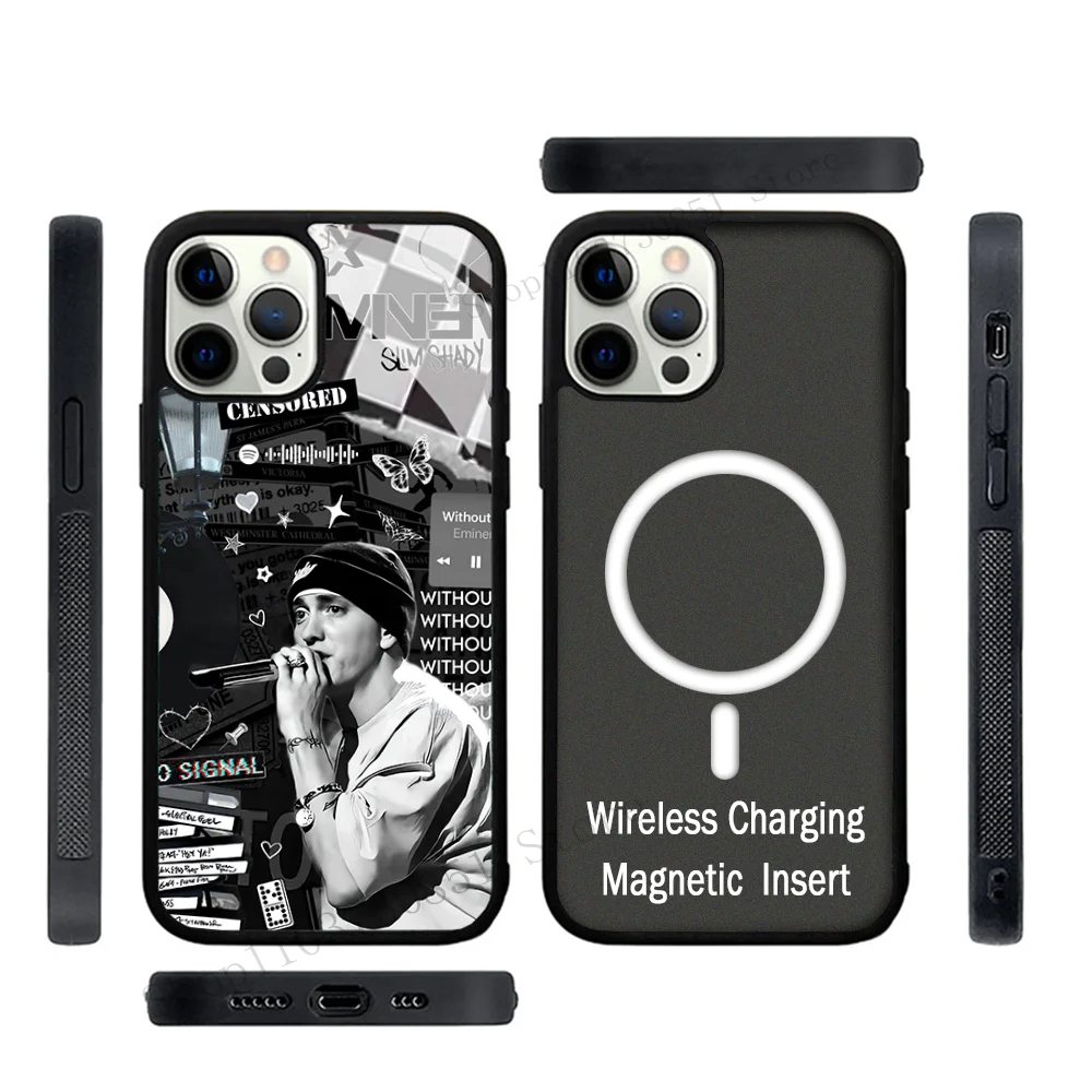 SingerE-Eminem Phone Case Mobile Phone Cases For IPhone 15 14 13 Pro Max 11 12 Mini Alex Mirror TPU Shell