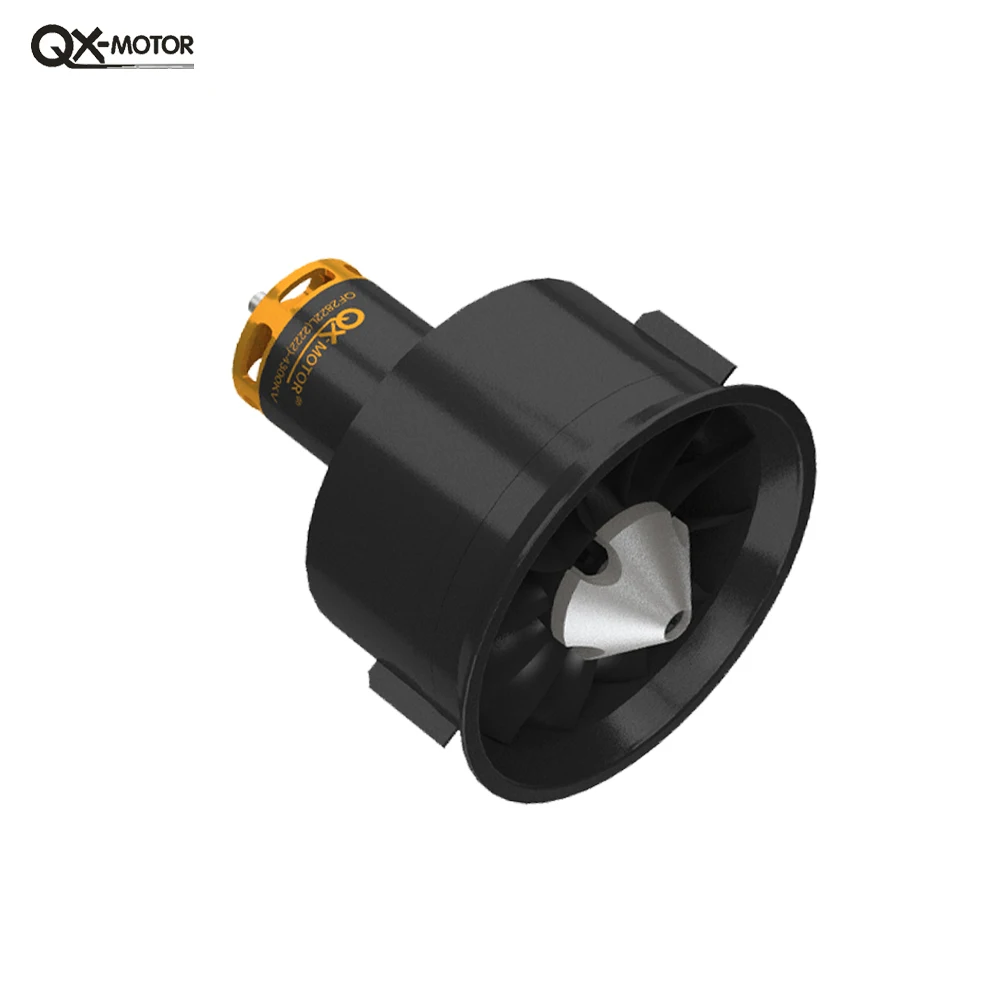 QX-MOTOR QF2822 64MM EDF with 12blades Ducted Fan 3s 4s 6s Brushless Motor For Fms Freewing RC Airplane