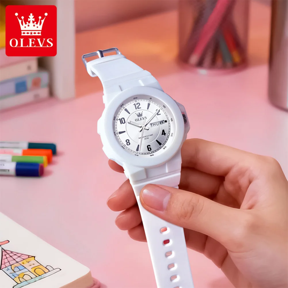OLEVS Waterproof Watches for Men Easy to Read with Day Date Analog Quartz Wrist Watch Simple Minimalist Design Men And Lady