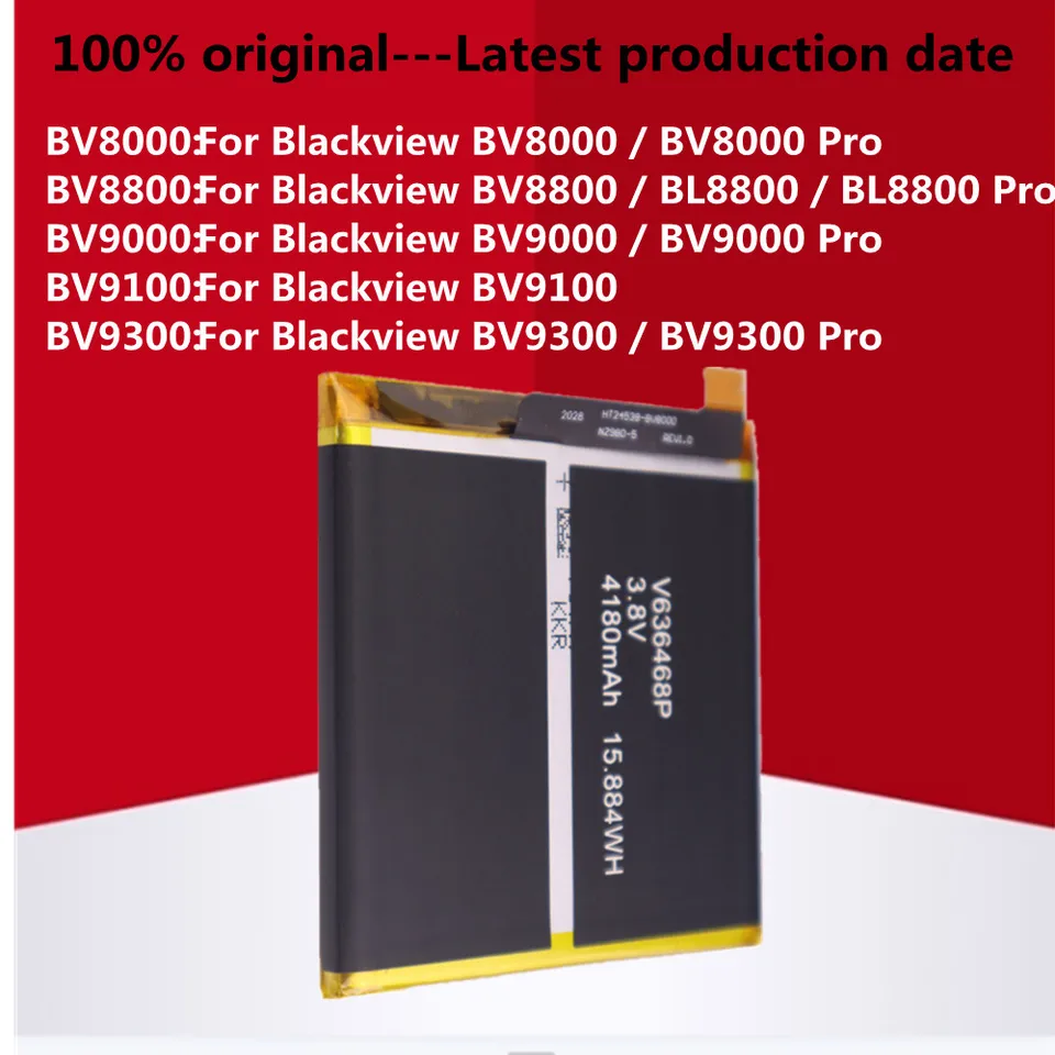 New Original Battery For Blackview BV8000 Pro V636468P BV8800