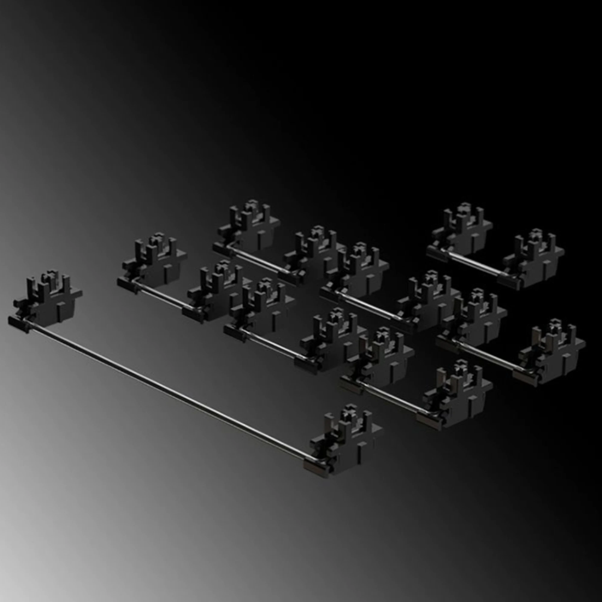 Designer Studio POM Adaptive Debugging Free Flexible Structure Custom Mechanical Keyboard Satellite Axis No Lubrd 2U 6.25u 7u