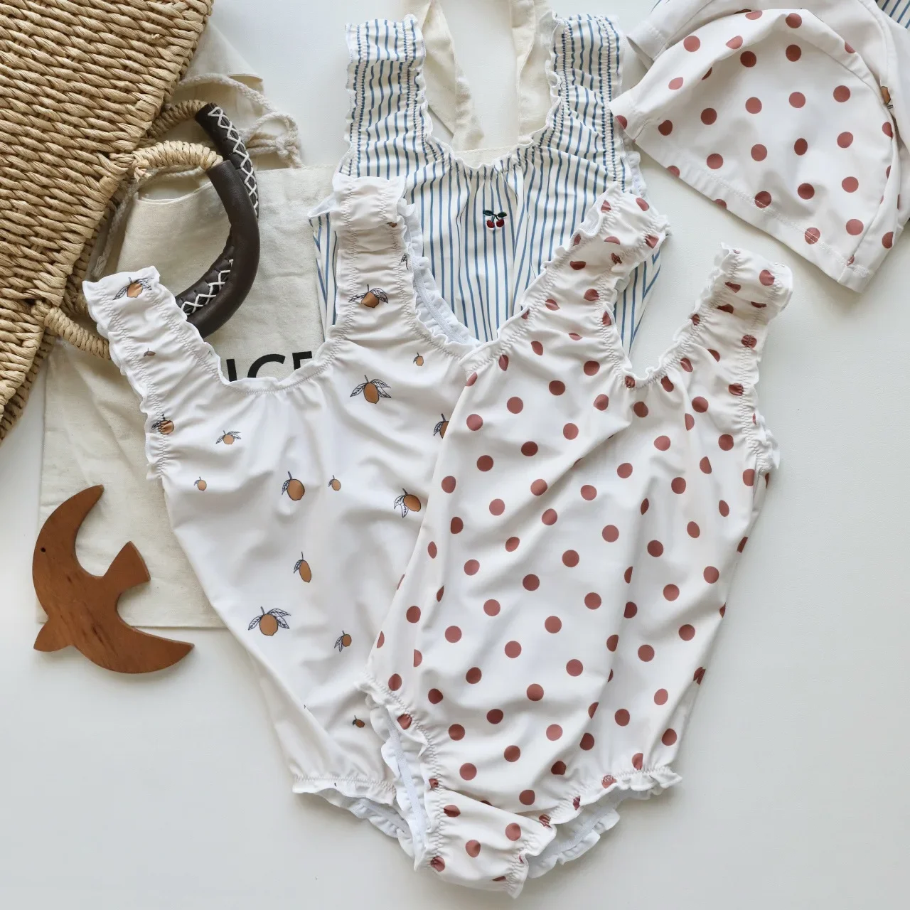 2025 New Summer Toddlers Girls Princess Cute Swimwear Printed Backless Beach Bikini Children Two-piece Swimsuits view 4
