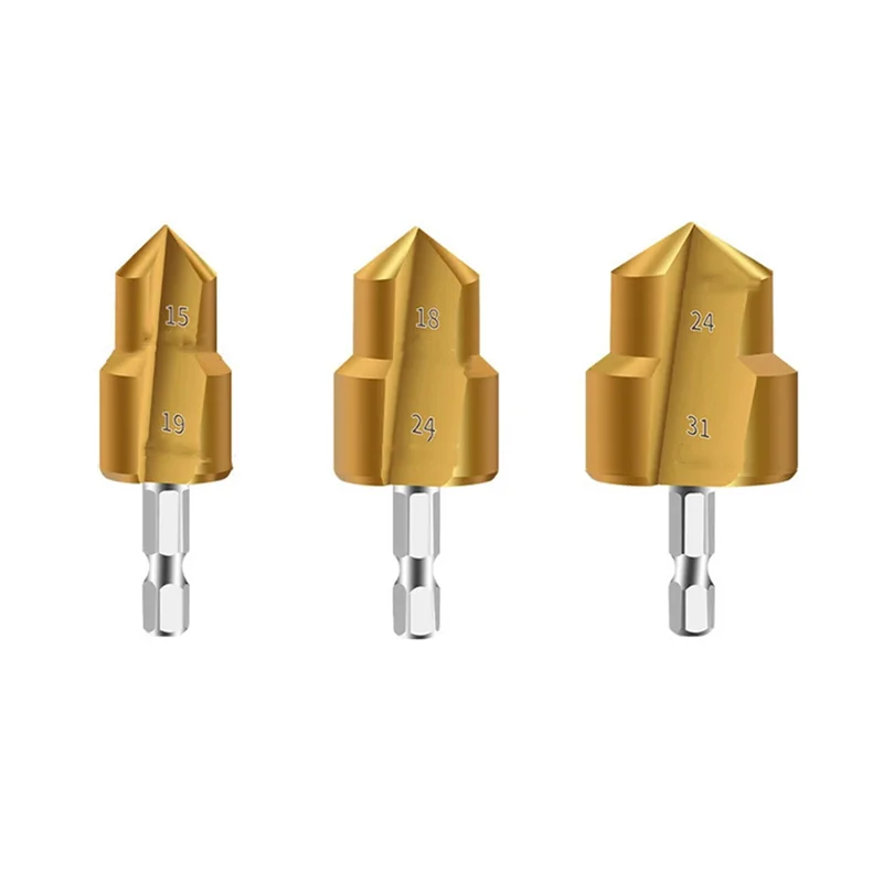 

A53Q-Water Pipe Expansion Drill Wrench Set Hole Expanding Tools Plastic Pipe Lifting Drill Bits Water Pipe Drilling Tool