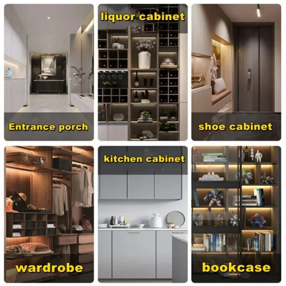 Touch sensor switch Hand Sweep Switch 5A 12V-24V IR Motion Sensor Hand Wave Scan Smart LED Closet Cabinet light/Wardrobe lamp