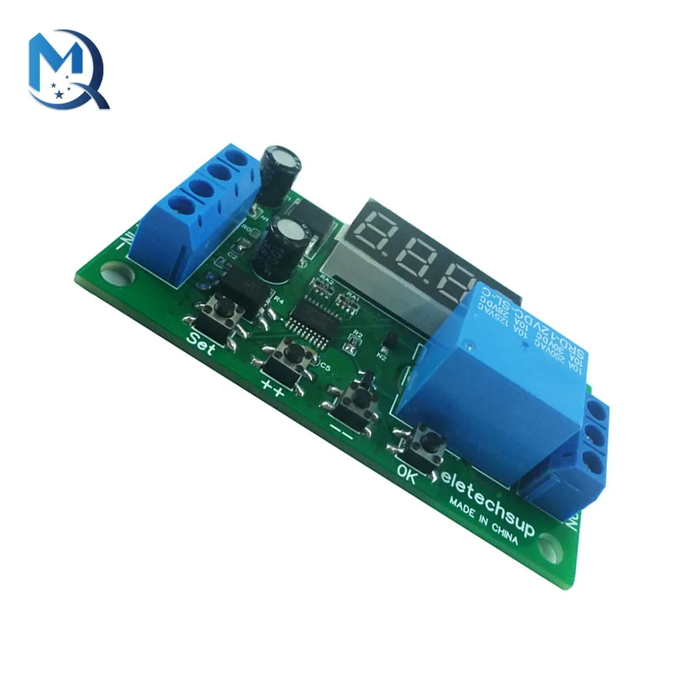 Dc 5V 12V 24V Relay Multifunctional Pulse Counter Switch Adjustable Timer Delay On/Off Relay Module