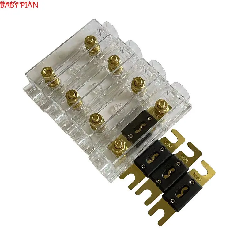ANL Car Auto Fuse Holder Bolt-on Fuse Automotive Audio Fuse Holders Fusible Link 40/50/80/100/125/150/250/300/400/500/600A Amp