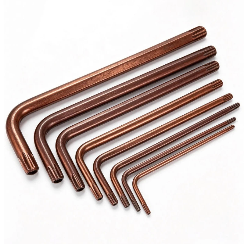 5PCS L-Type Torx Wrench with Hole T10 T15 T20 T25 T27 T30 T40 T45 T50 S2Alloy Steel Double-Head Torx Screw Wrench Hardware Tools - view 5